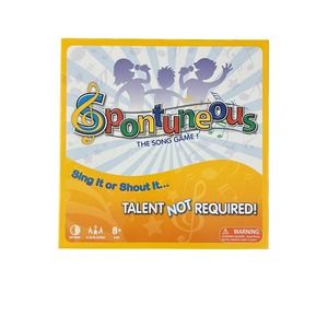 Spontuneous the Song Game Sing It or Shout It Talent Not Required